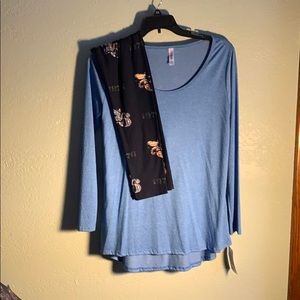 Medium - Outfit LulaRoe Lynnae Tunic Top & Legging